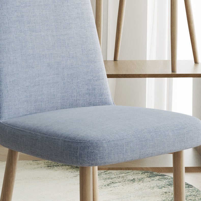 Fabric Dining Side Chairs Glam Style Parsons Chair of 16'' Wide for Kitchen