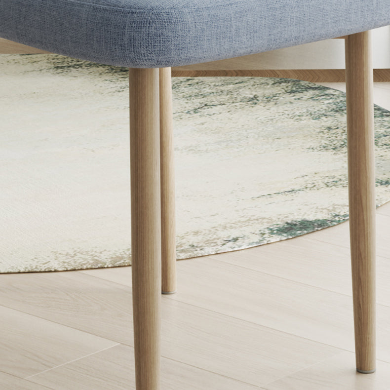 Fabric Dining Side Chairs Glam Style Parsons Chair of 16'' Wide for Kitchen