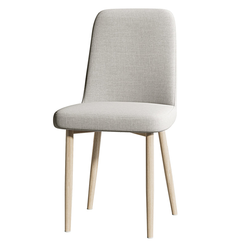 Fabric Dining Side Chairs Glam Style Parsons Chair of 16'' Wide for Kitchen