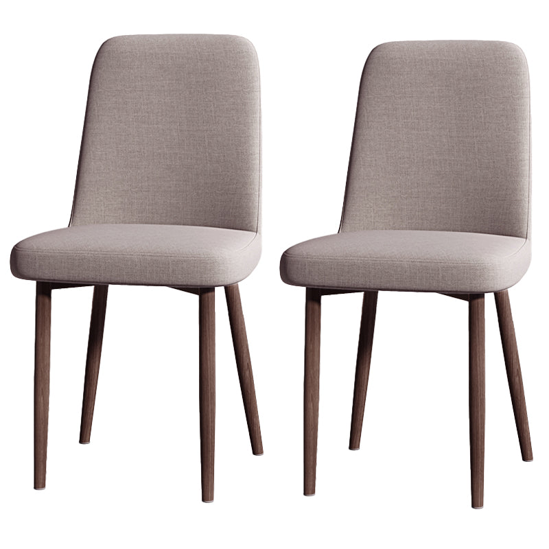 Fabric Dining Side Chairs Glam Style Parsons Chair of 16'' Wide for Kitchen