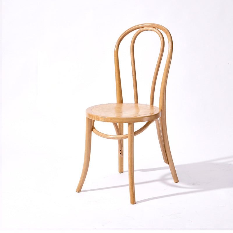 Solid Wood Dining Chairs Modern Style Kitchen Windsor Back Side Chairs