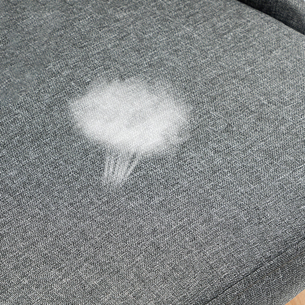 Fabric Dining Side Chair Glam Style Indoor Parsons Armless Chair of 17'' Wide