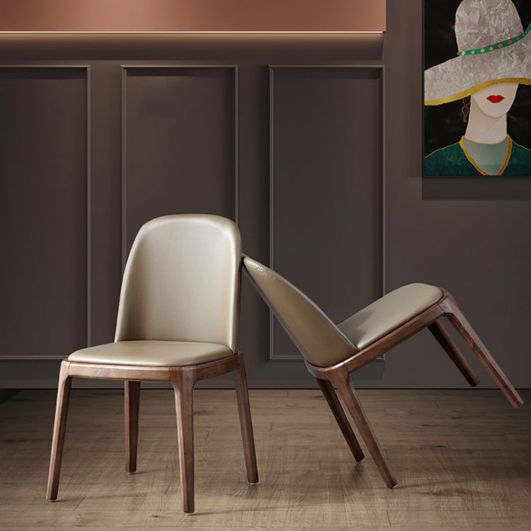 Chaise rembourrée de style contemporain de 16 po de large, chaise Parsons pour la maison