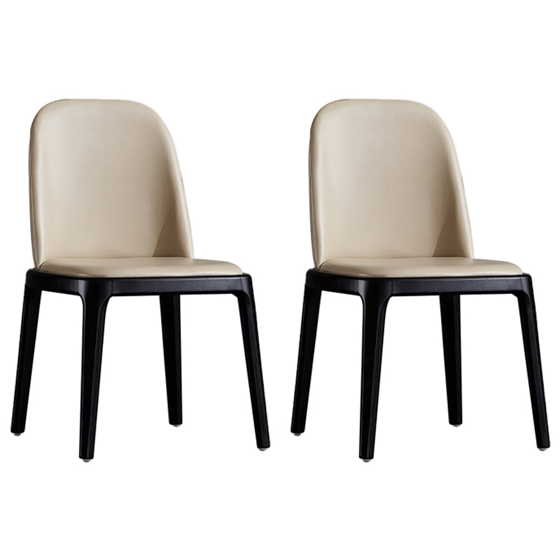 Chaise rembourrée de style contemporain de 16 po de large, chaise Parsons pour la maison
