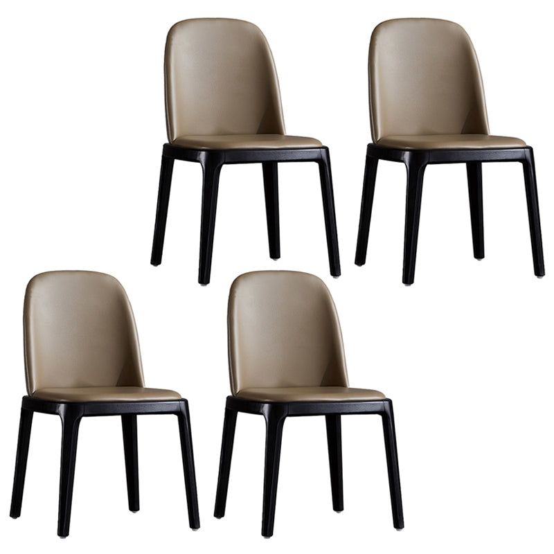 Chaise rembourrée de style contemporain de 16 po de large, chaise Parsons pour la maison