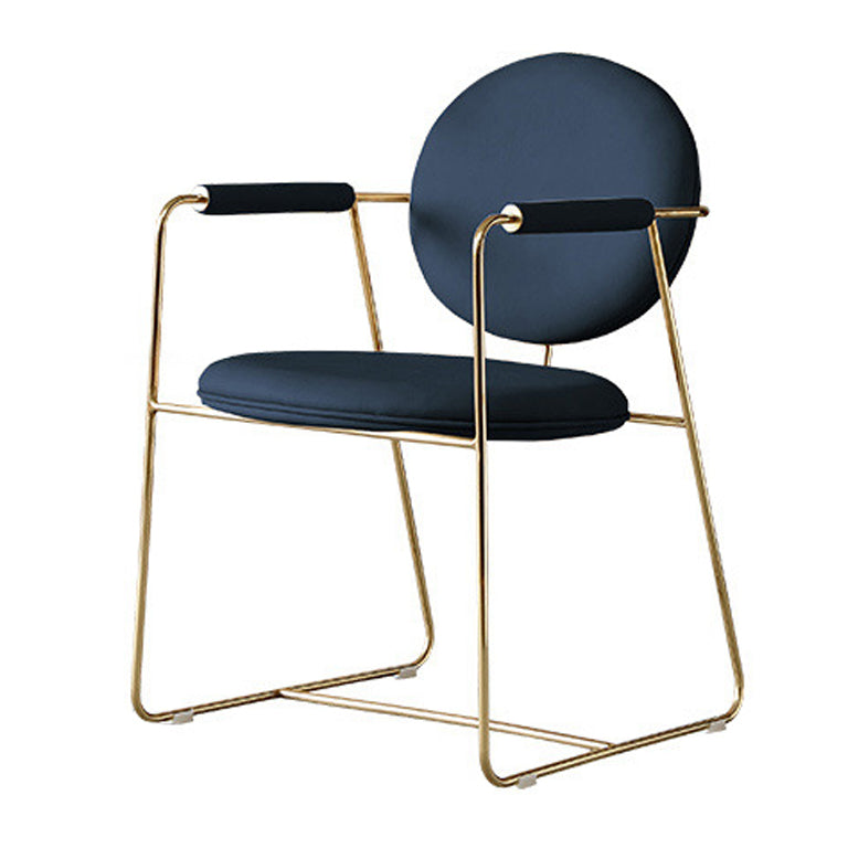 Skandinavische Küche Essarm Stuhl Metall Öffnungsrücken Essarm Stuhl