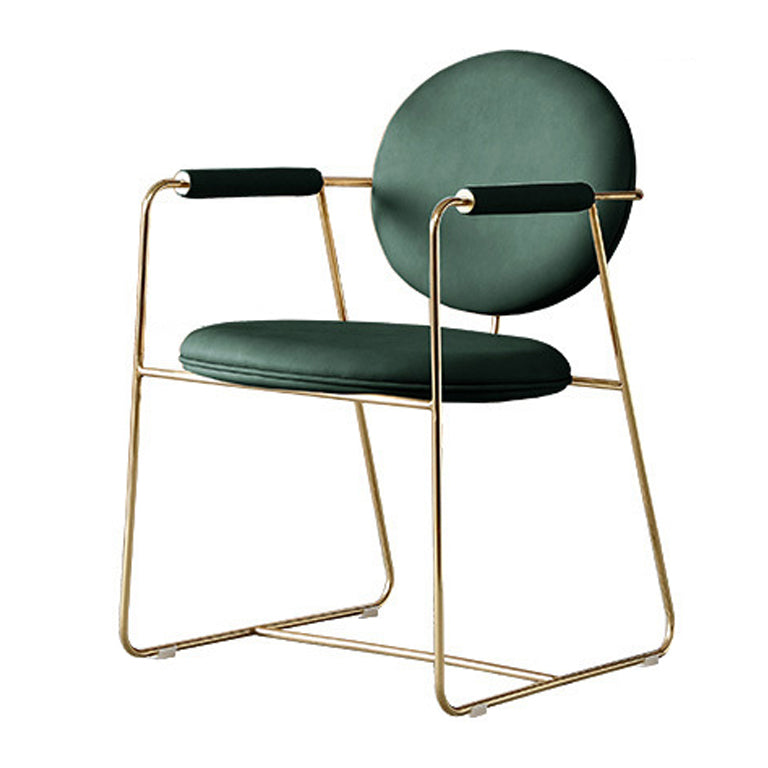 Skandinavische Küche Essarm Stuhl Metall Öffnungsrücken Essarm Stuhl