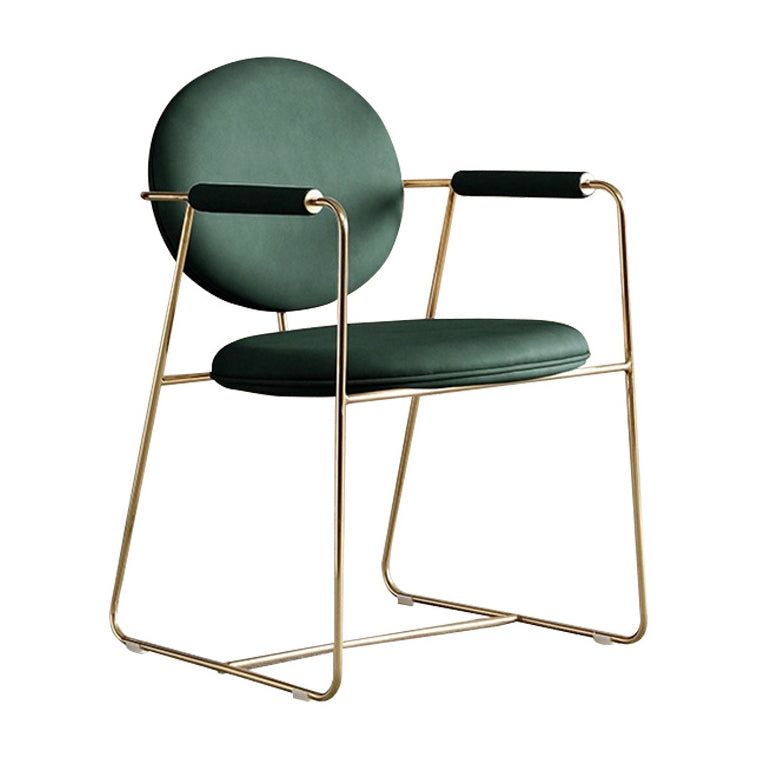 Skandinavische Küche Essarm Stuhl Metall Öffnungsrücken Essarm Stuhl