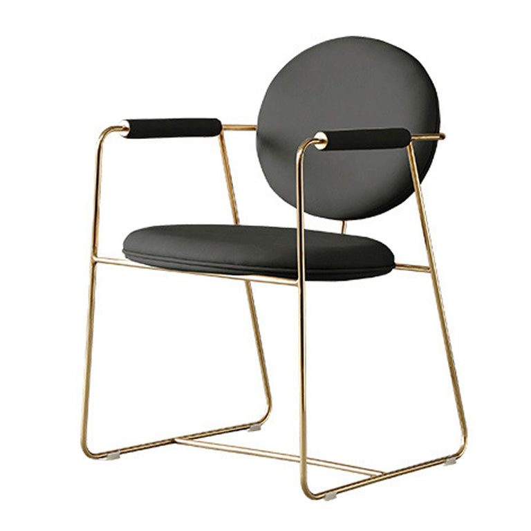 Skandinavische Küche Essarm Stuhl Metall Öffnungsrücken Essarm Stuhl