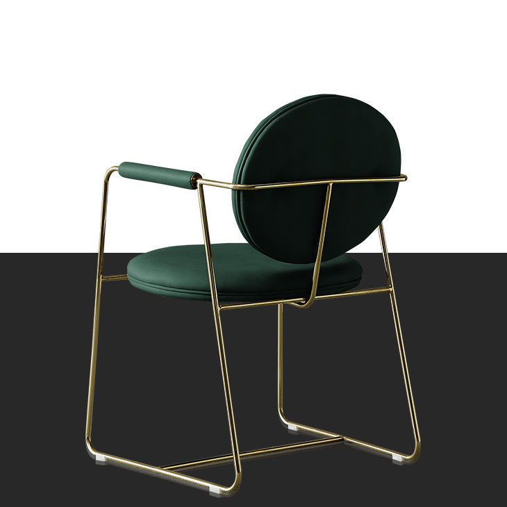 Skandinavische Küche Essarm Stuhl Metall Öffnungsrücken Essarm Stuhl