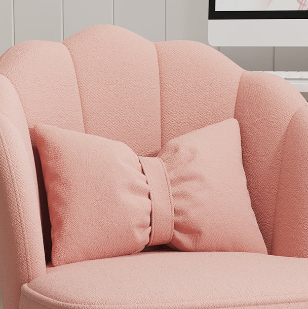 Glam Dining Room Chair 16.5'' Wide Solid Back Chair with 4 Metal Legs for Home Use