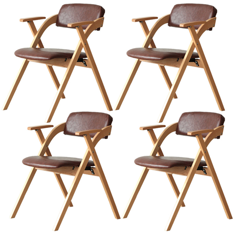 Chaise de salle à manger en bois de style nordique Open Danding Dining Side Claid pour Utilisation à domicile