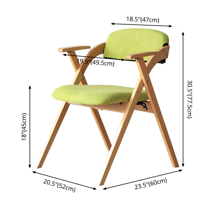 Chaise de salle à manger en bois de style nordique Open Danding Dining Side Claid pour Utilisation à domicile