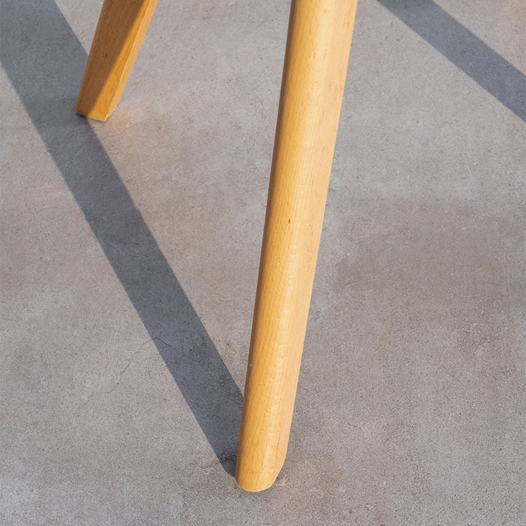 Chaise de salle à manger scandinave, chaise d'appoint à dossier Windsor avec pieds en bois pour usage domestique