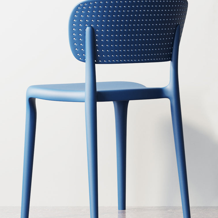 Chaise de restauration en plastique contemporain 16.5 '' Chaise latéral ouverte de grande envergure pour un usage domestique