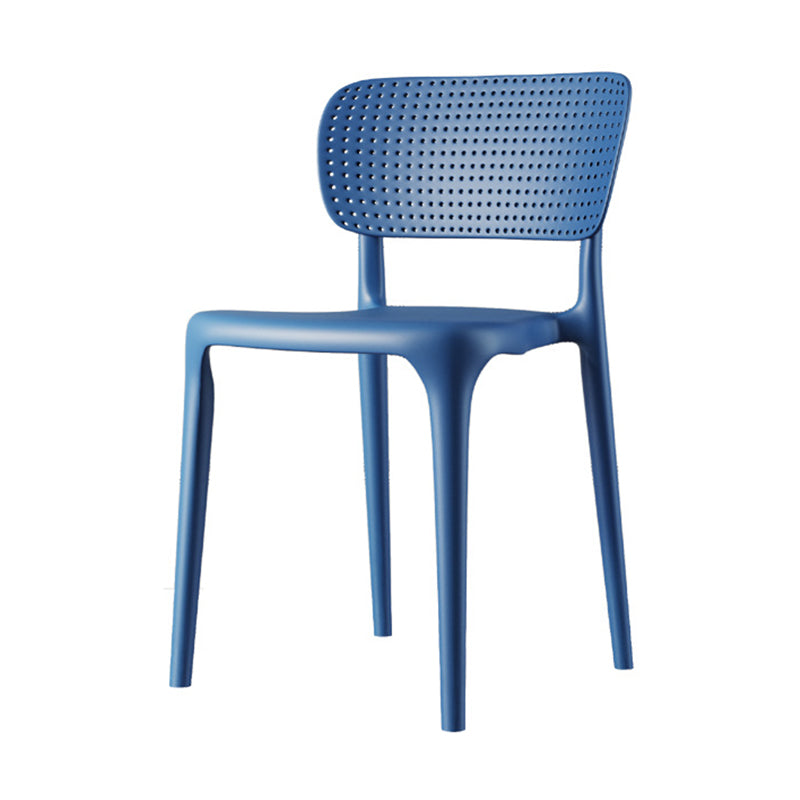 Chaise de restauration en plastique contemporain 16.5 '' Chaise latéral ouverte de grande envergure pour un usage domestique