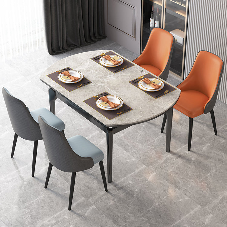 Metal Modern Dining Side Chair with Color Cushion Parsons Chair for Home