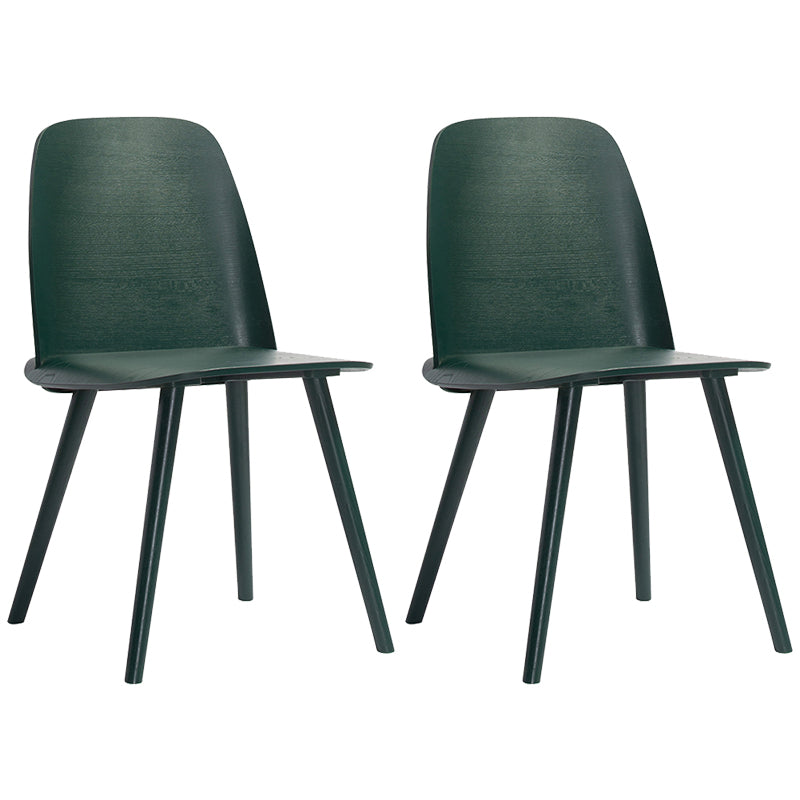 Chaise d'appoint en bois de style scandinave, chaise d'appoint multicolore pour salle à manger