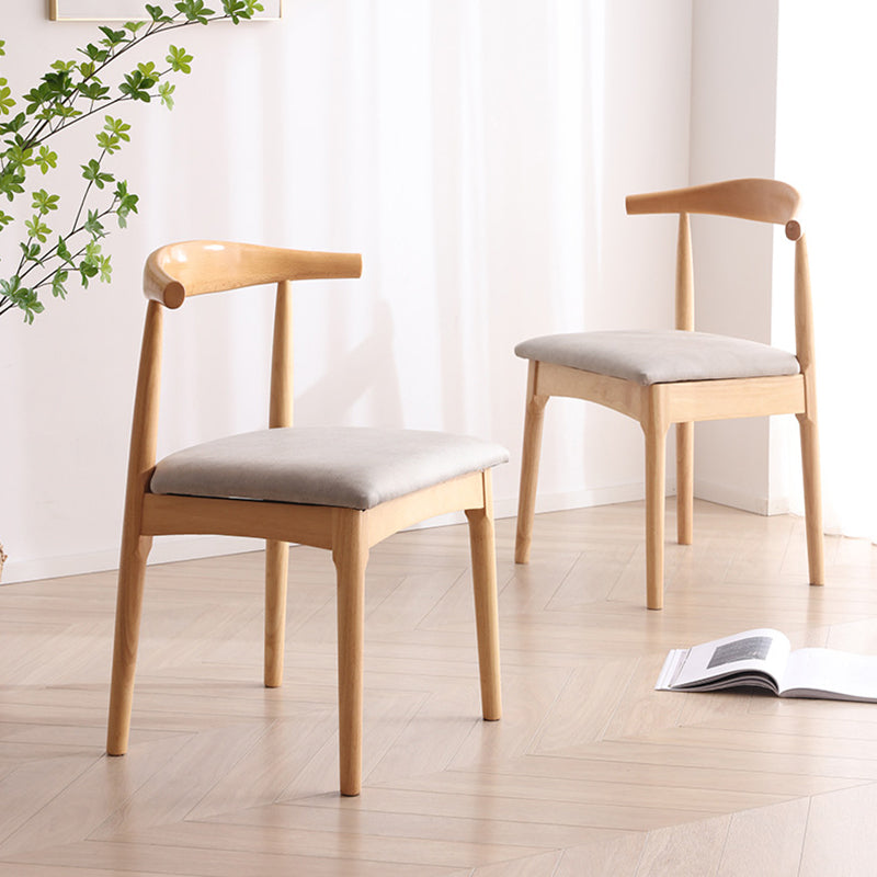 Les chaises de salle à manger de cuisine de style moderne ouvrent l'ensemble de chaise latérale de salle à manger arrière