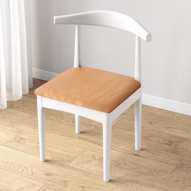 Les chaises de salle à manger de cuisine de style moderne ouvrent l'ensemble de chaise latérale de salle à manger arrière