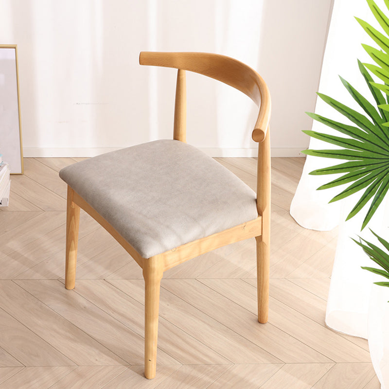 Les chaises de salle à manger de cuisine de style moderne ouvrent l'ensemble de chaise latérale de salle à manger arrière