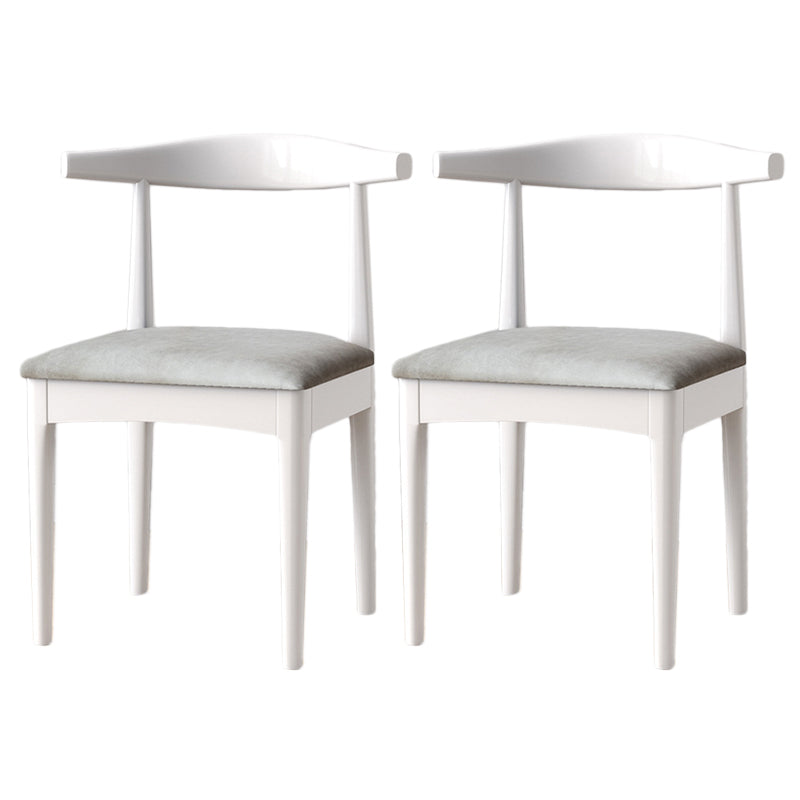 Les chaises de salle à manger de cuisine de style moderne ouvrent l'ensemble de chaise latérale de salle à manger arrière