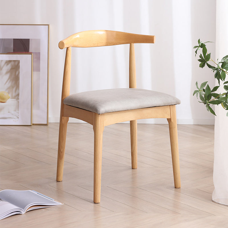 Les chaises de salle à manger de cuisine de style moderne ouvrent l'ensemble de chaise latérale de salle à manger arrière