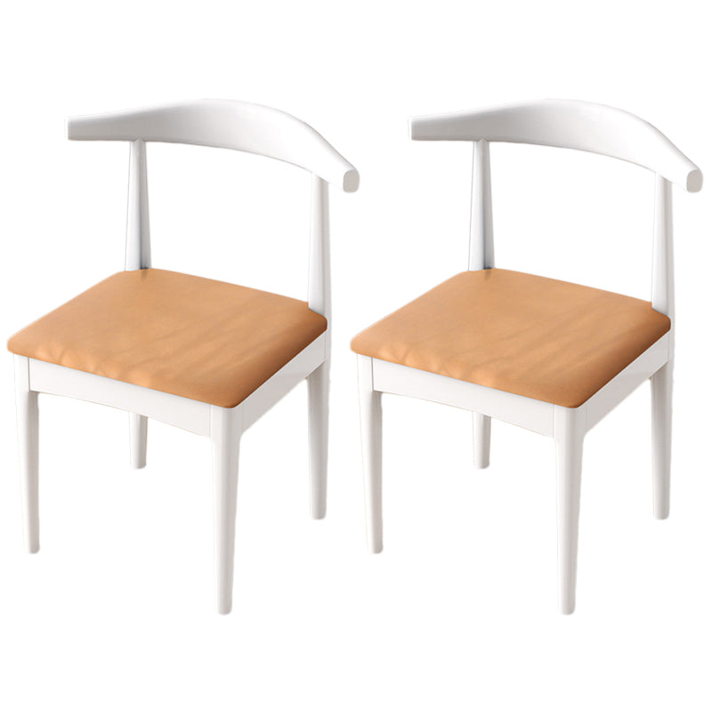 Les chaises de salle à manger de cuisine de style moderne ouvrent l'ensemble de chaise latérale de salle à manger arrière