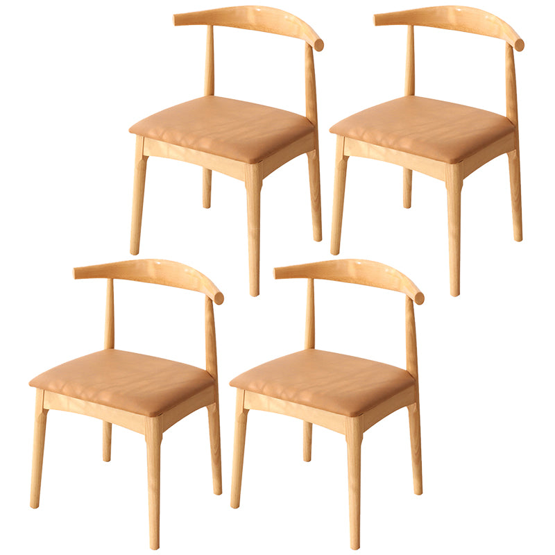 Les chaises de salle à manger de cuisine de style moderne ouvrent l'ensemble de chaise latérale de salle à manger arrière