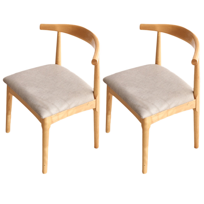 Les chaises de salle à manger de cuisine de style moderne ouvrent l'ensemble de chaise latérale de salle à manger arrière
