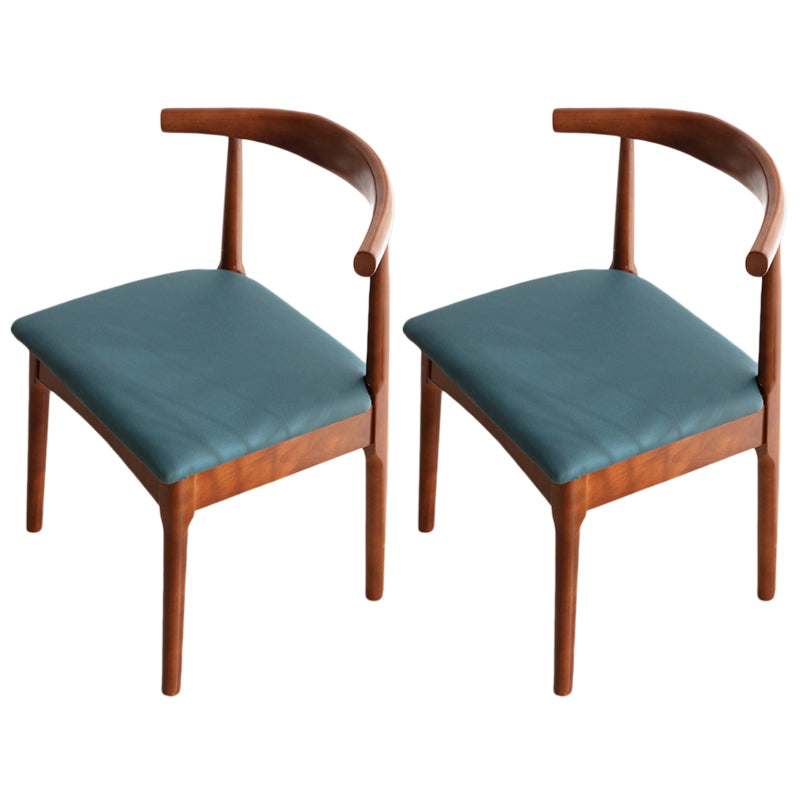 Les chaises de salle à manger de cuisine de style moderne ouvrent l'ensemble de chaise latérale de salle à manger arrière