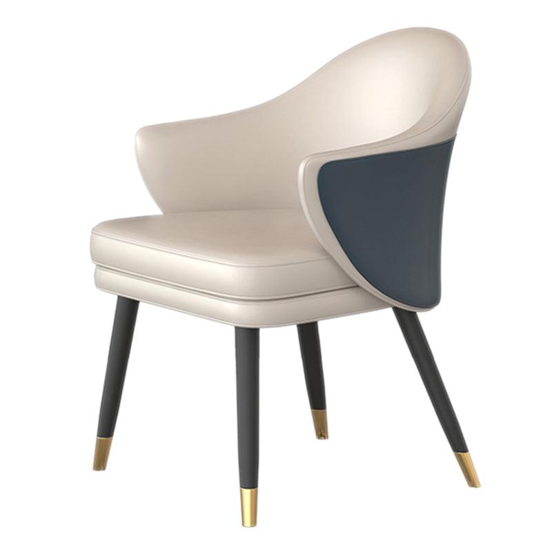 Chaise Parsons d'intérieur en bois de style contemporain de 25 po de largeur