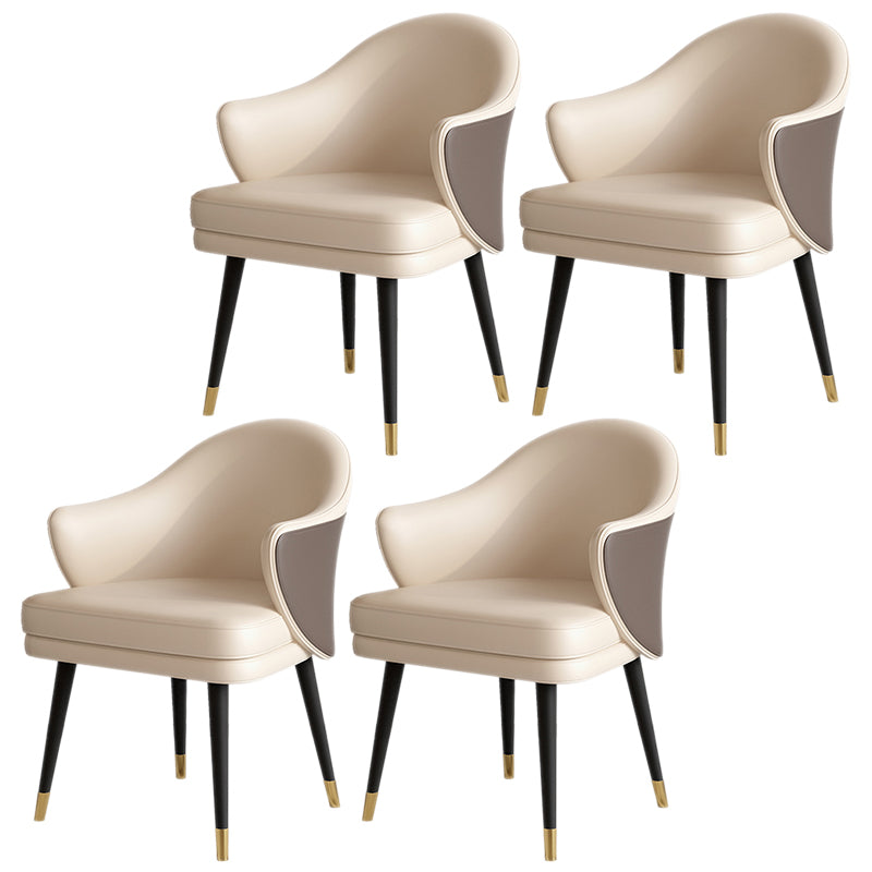 Chaise Parsons d'intérieur en bois de style contemporain de 25 po de largeur