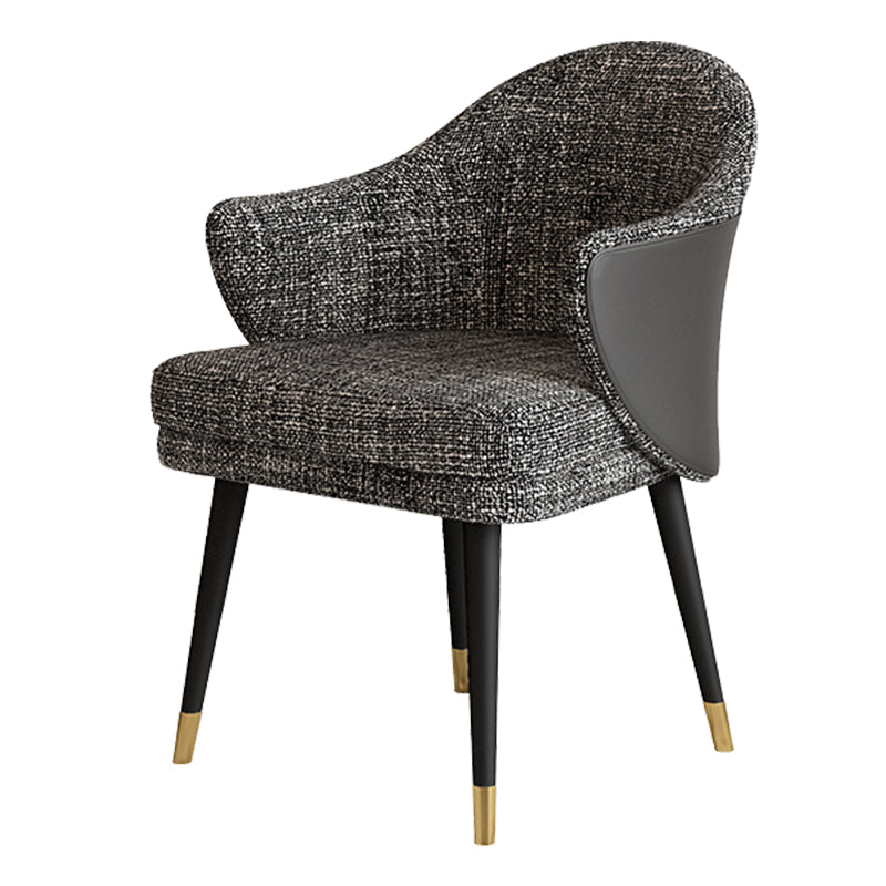 Chaise Parsons d'intérieur en bois de style contemporain de 25 po de largeur