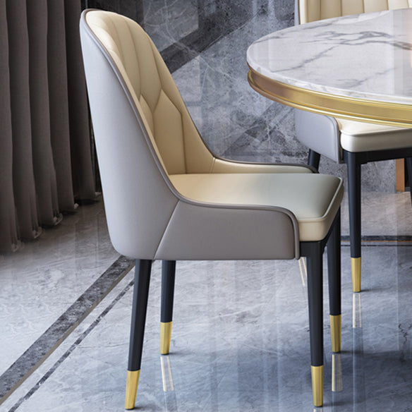 Round Kitchen Galm Sintered Stone Dining Table of Traditional Height for Dining Room Sets