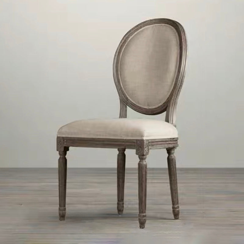 Farmhouse Style Fixed Solid Wood Dining Room Table with 4 Solid Wood Legs Kitchen Dining Set