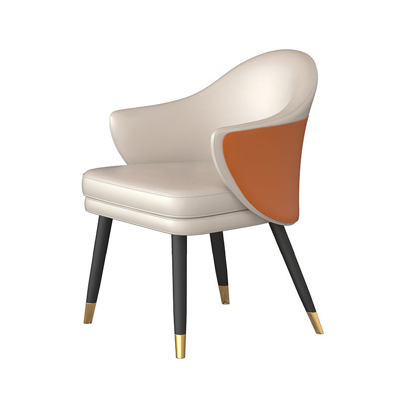 Scandinavian Kitchen Dining Room Set with Sintered Stone Top and Black Base Dining Furniture