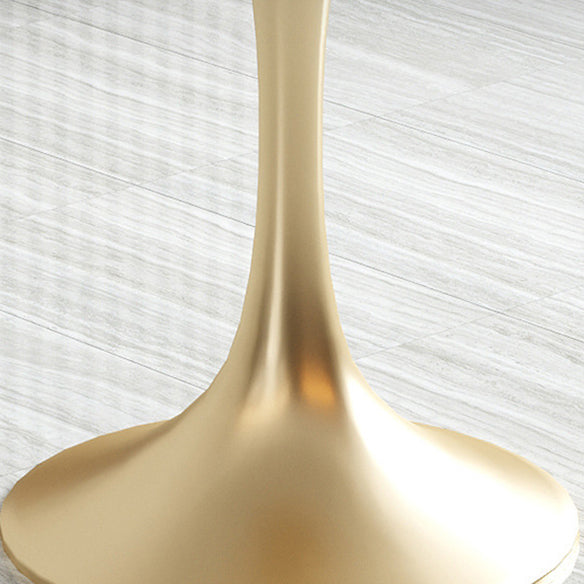 Glam Sintered Stone Dining Room Set with Gold Leg Dining Furniture for Home Use