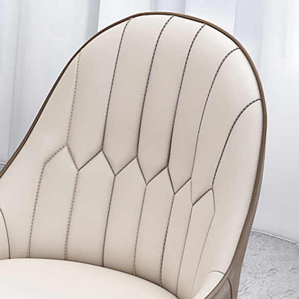 Fixed Minimalist Sintered Stone Top Kitchen Table Set of Brown Tone for Dining Room