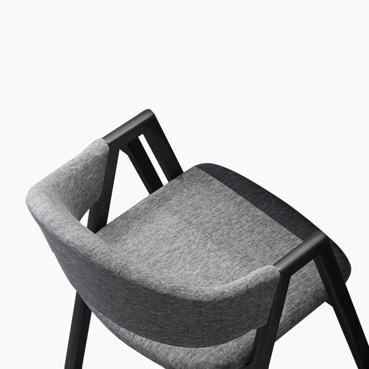 Modern Style Traditional Height Dining Set with Rectangle Shape Table and Black Double Pedestal Base