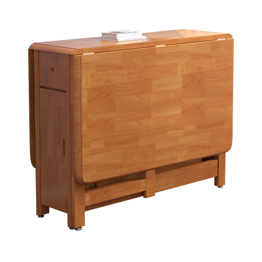 Modern Standard Height Solid Wood Dining Table Rectangle Dining Room Set For Home Use