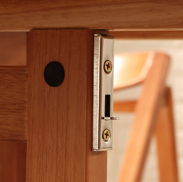 Modern Standard Height Solid Wood Dining Table Rectangle Dining Room Set For Home Use