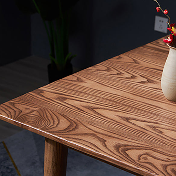 Traditional Style Solid Wood Dining Set with Traditional Height Table and 4 Legs Base for Home Use