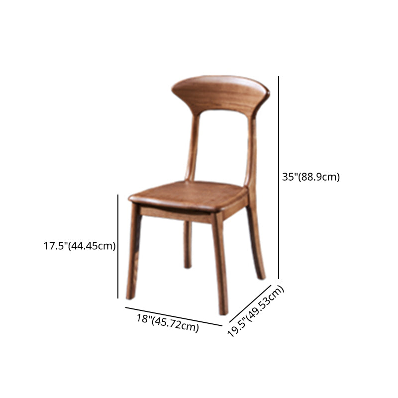 Traditional Style Solid Wood Dining Set with Traditional Height Table and 4 Legs Base for Home Use