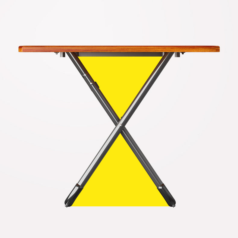 Modern Style Kitchen Dining Set Wood Top Dining Furniture Set with Double Pedestal Base