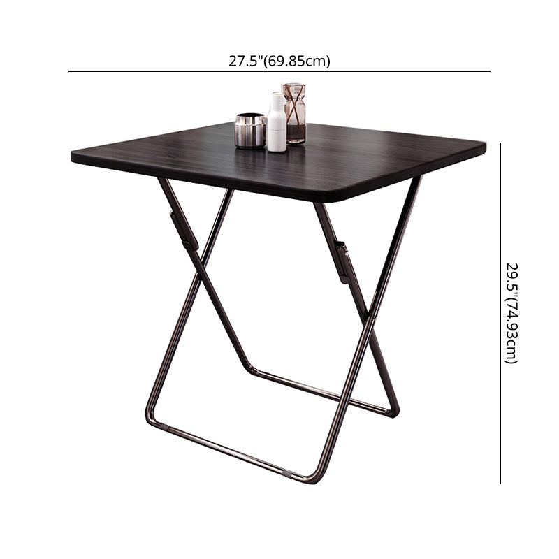 Modern Style Kitchen Dining Set Wood Top Dining Furniture Set with Double Pedestal Base