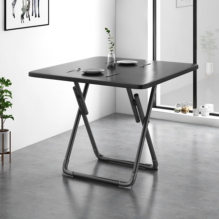 Modern Style Kitchen Dining Set Wood Top Dining Furniture Set with Double Pedestal Base