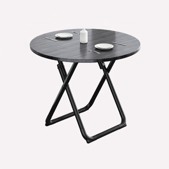 Foldable Sintered Solid Wood Kitchen Table Set with Double Pedestal Base Furniture for Home Use