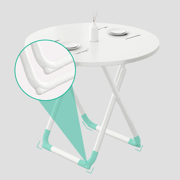 Foldable Sintered Solid Wood Kitchen Table Set with Double Pedestal Base Furniture for Home Use