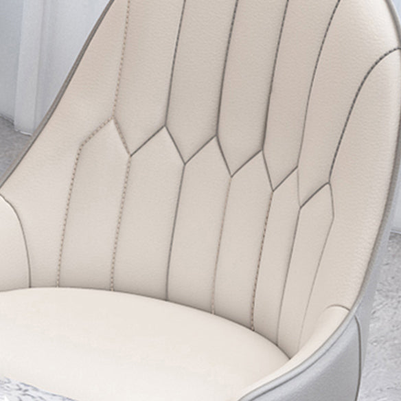 Modern Sintered Stone Table Set for 4/6 with Rectangle Table Dining Set with Gold Double Pedestal